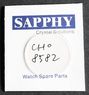 Chopard 8582 repair crystal